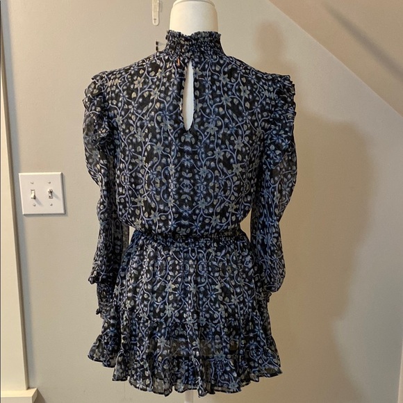 MISA Los Angeles Gianna Mini Dress in Nightshade Flora extra small - Picture 4 of 11